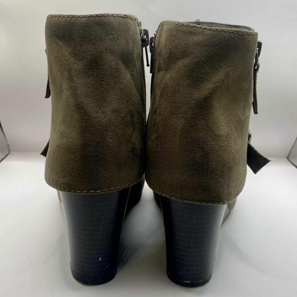 Arizona Jean Company Olive Wedge Boots‎ - Picture 7 of 8